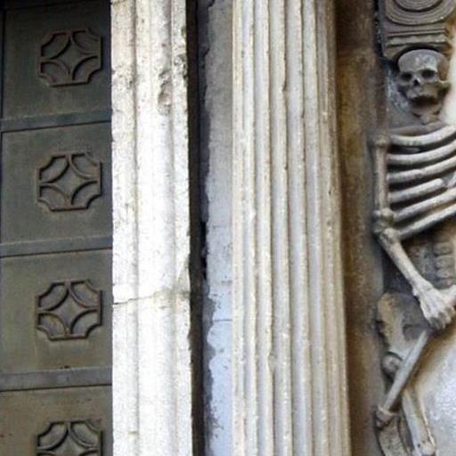 Decorazione con scheletro